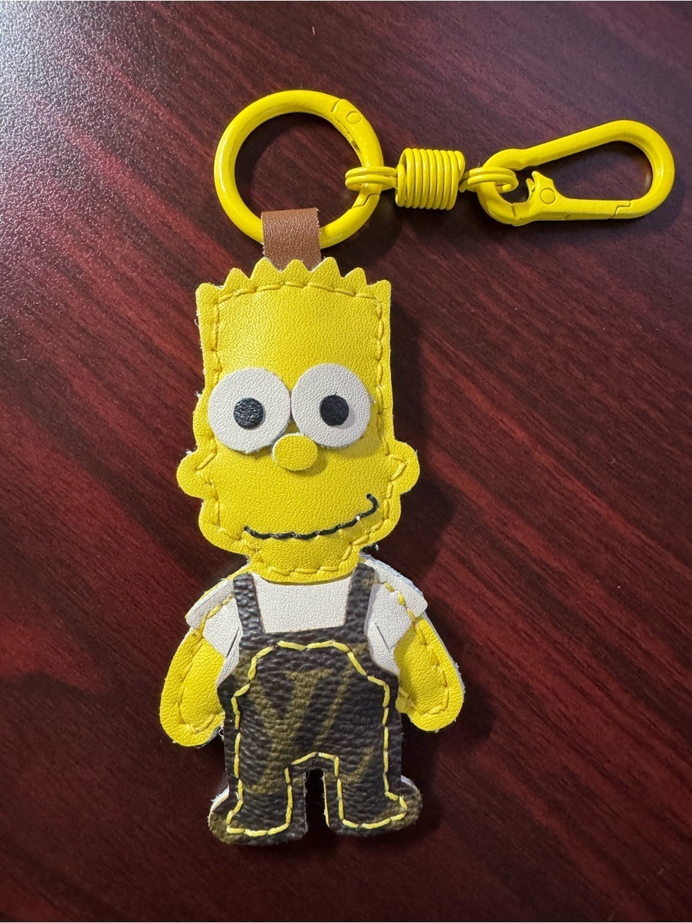 Bart Simpson Inspired Handmade Keychain Bag Charm #001